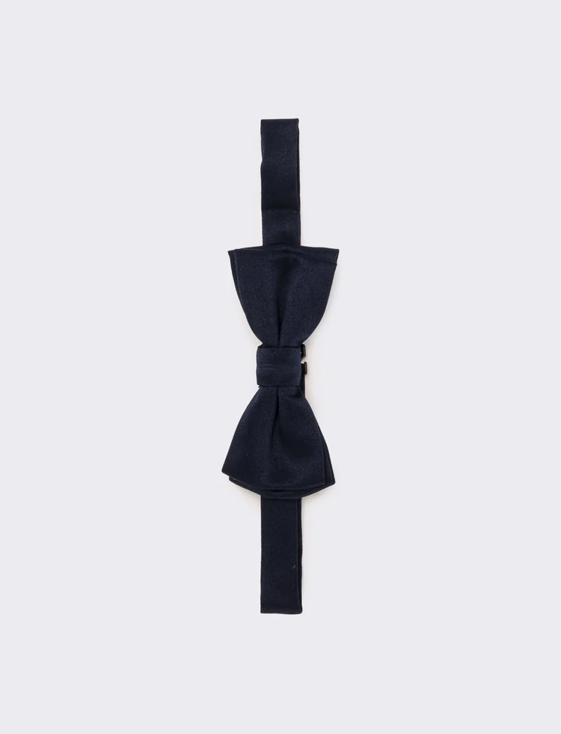 Cravatta papillon bambino natale - Blu