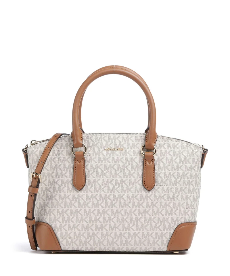 Michael Kors Murphy Medium Borsa a mano vanilla/acorn