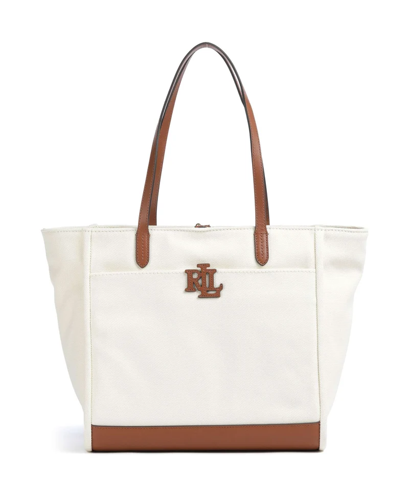 Lauren Ralph Lauren Cameryn Large Borsa shopper natural/lauren tan