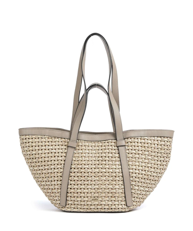 Abro Raffia Cordino Cosmo Medium Borsa shopper siena