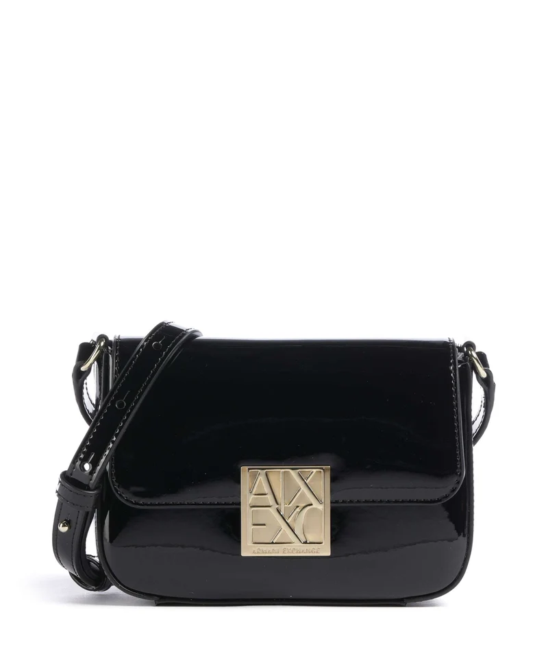 Armani Exchange Amy S Borsa a tracolla black