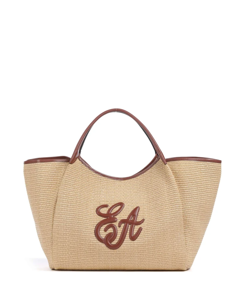 Emporio Armani Durini 24 L Borsa shopper naturale/siena