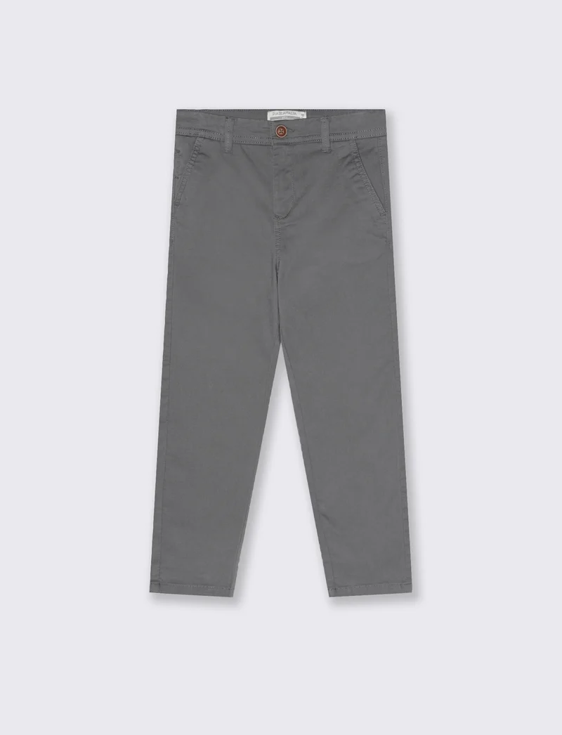 PANTALONI TASCA DRITTA - Grigio