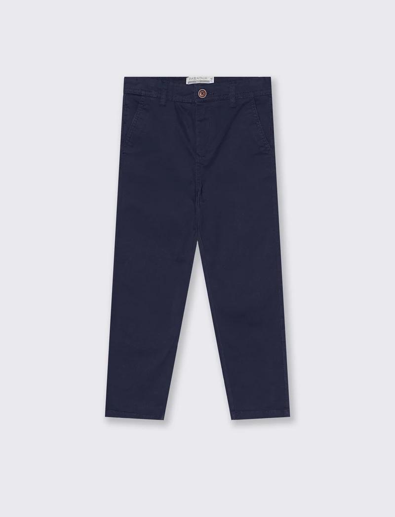 PANTALONI TASCA DRITTA - Blu