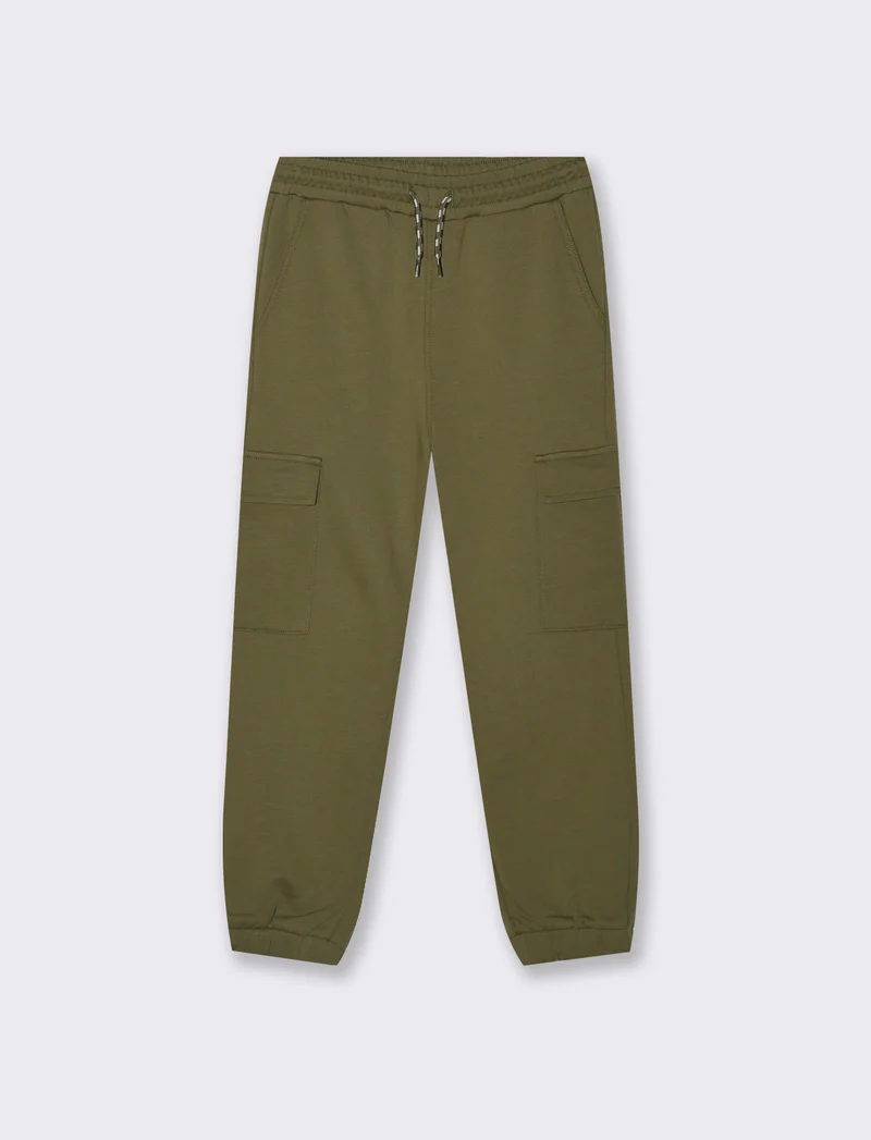 JOGGER MODELLO CARGO - Verde salvia