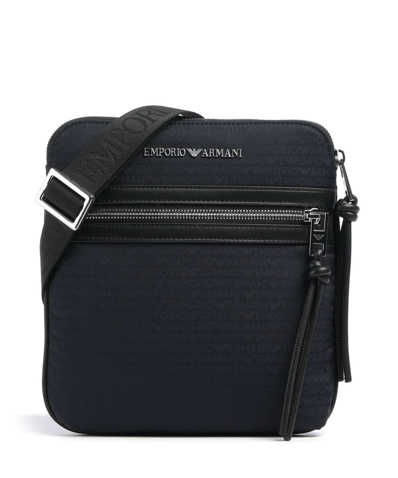 Emporio Armani Monogram Borsa a tracolla iconico blu navy