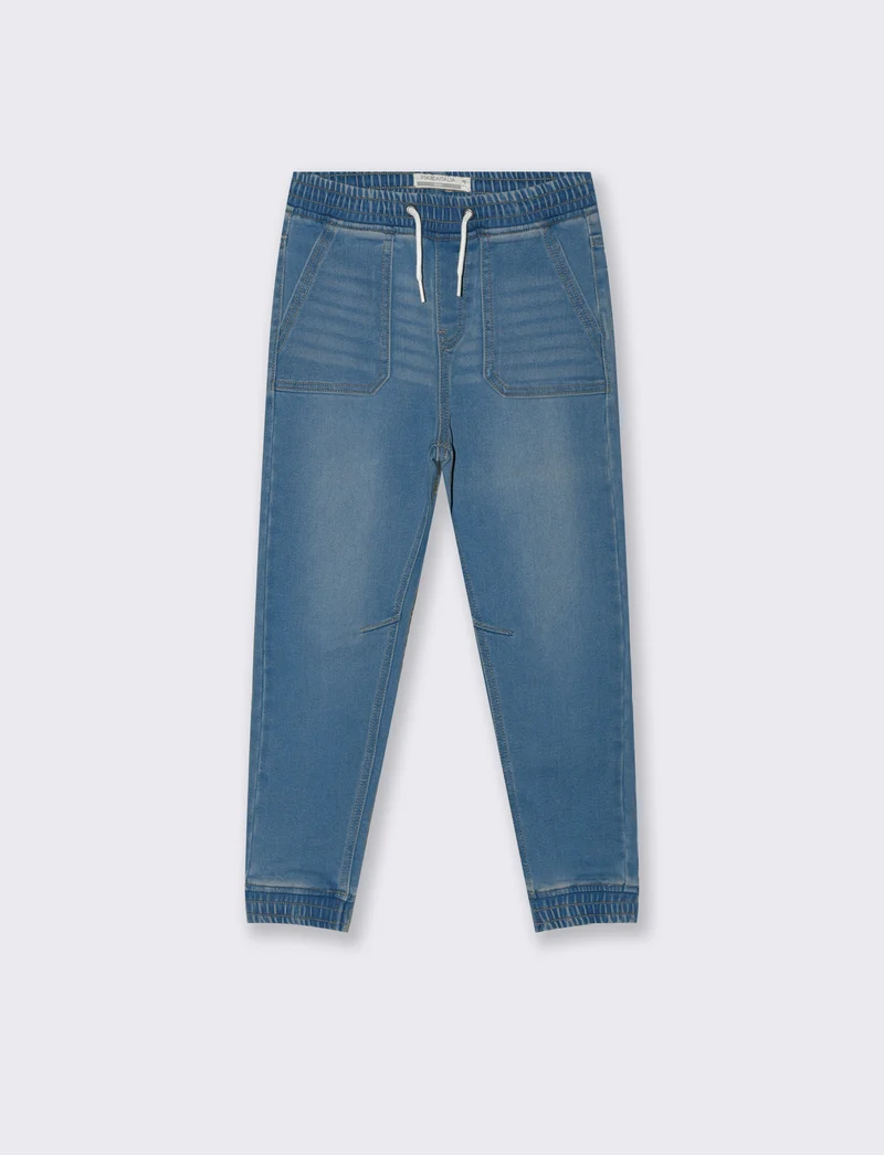 Jogging in denim. - Denim chiaro