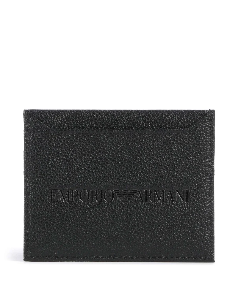 Emporio Armani Milano Porta carte di credito black beauty