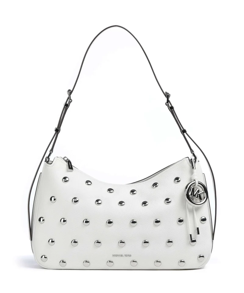 Michael Kors Nolita Medium Borsa hobo optic white