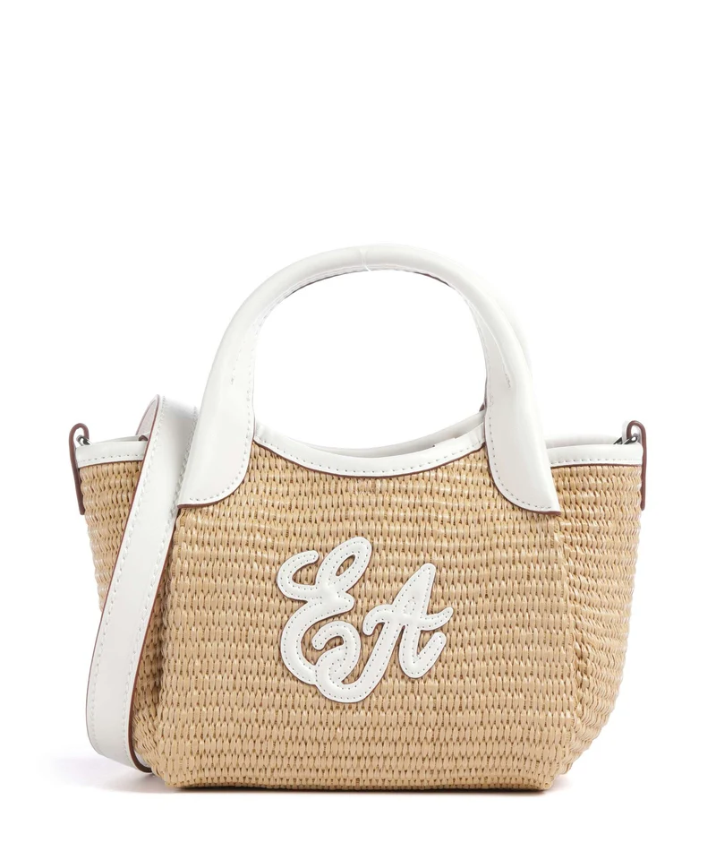 Emporio Armani Durini 24 S Borsa a tracolla naturale/bianco