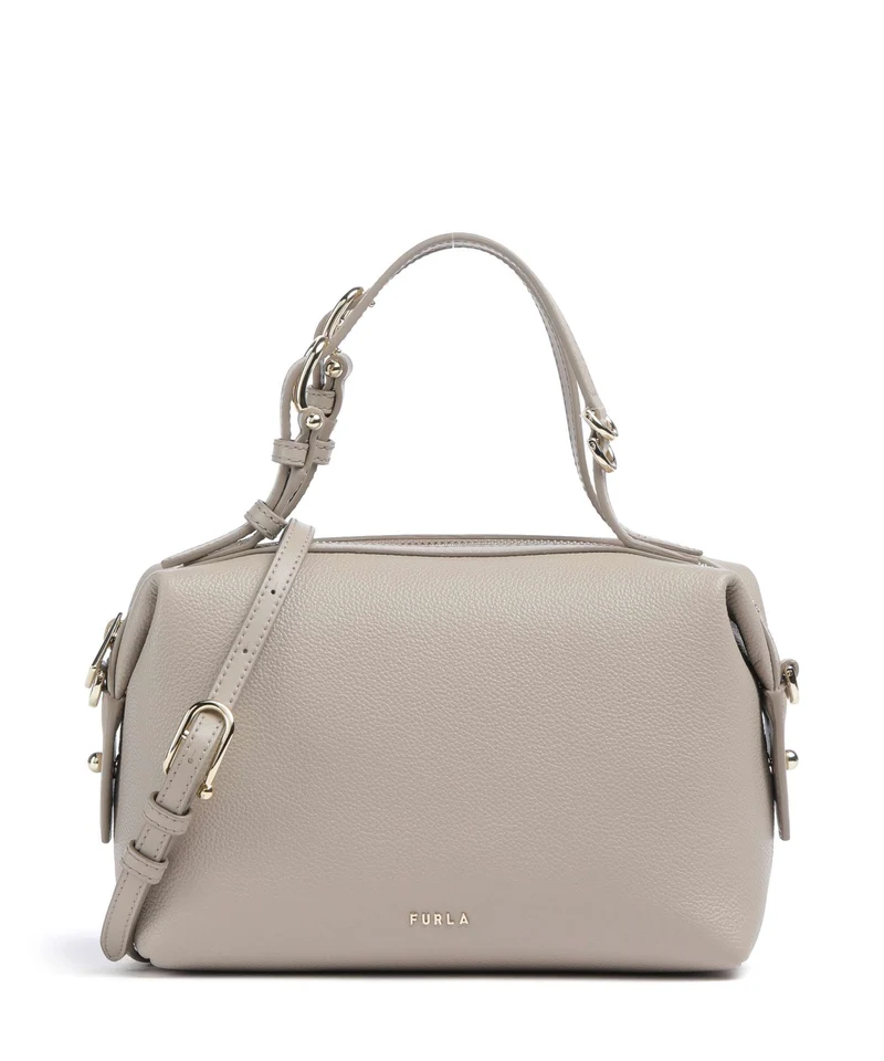 Furla Double Mini Borsa a mano linen