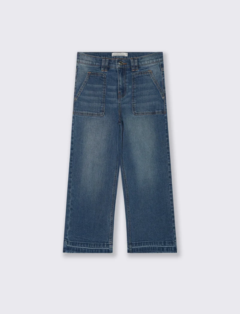 Denim modello culotte. - Denim