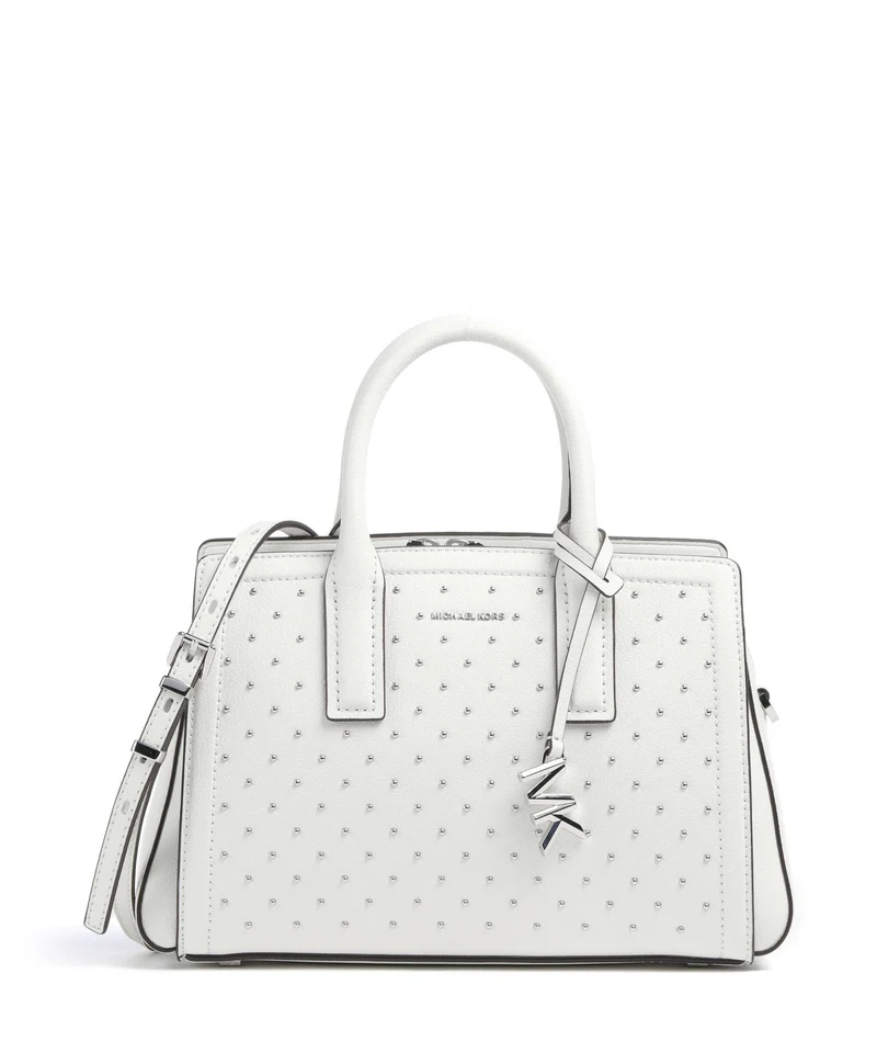 Michael Kors Laila Small Borsa a mano optic white