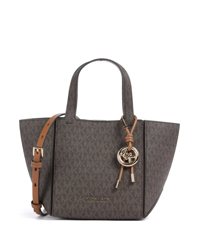 Michael Kors Jordi Small Borsa a mano brown/acorn