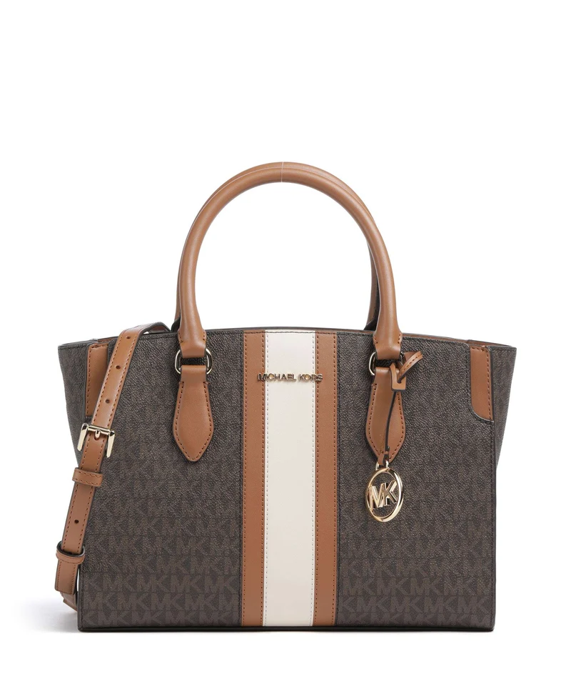 Michael Kors Becca Medium Borsa a mano brown/acorn
