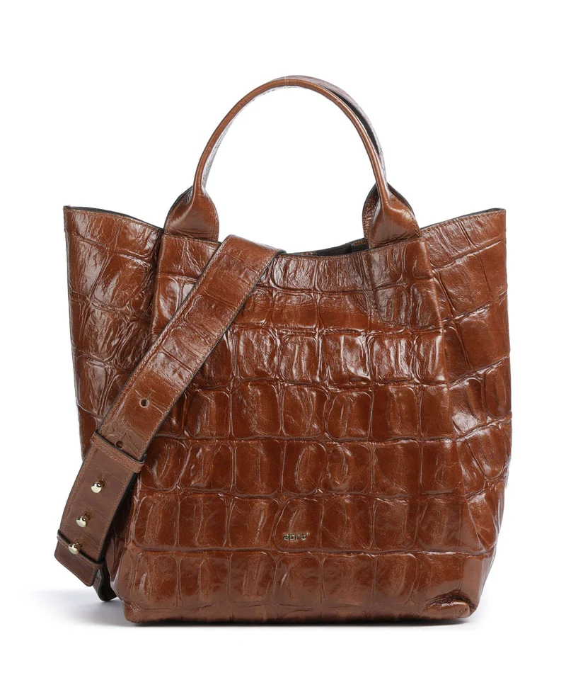 Abro Maxi Cocco Essential Medium Borsa a mano caramel/cognac