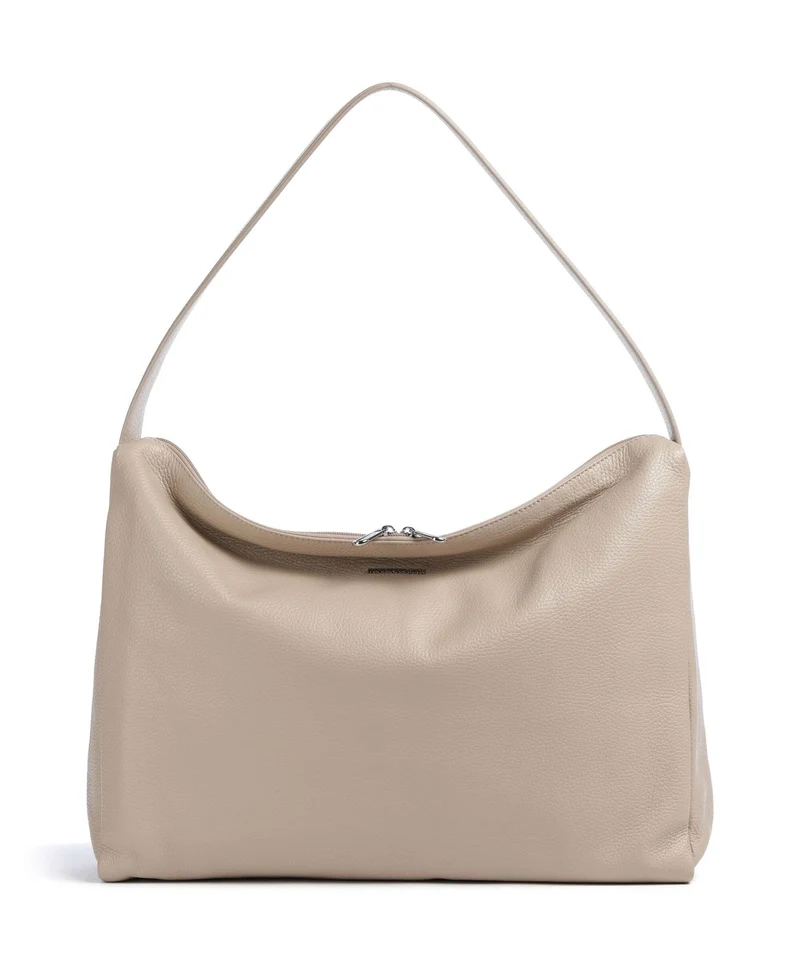 Mandarina Duck Mellow Leather Borsa hobo warm taupe