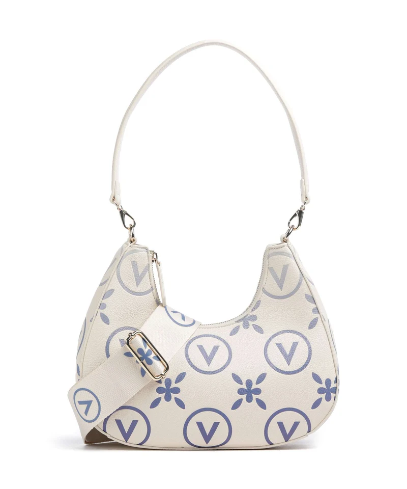 Valentino Bags Samba Re Print Borsa a spalla ecru/bluette