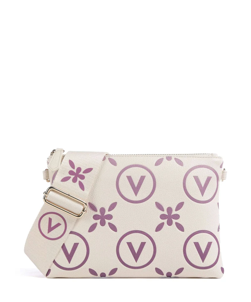 Valentino Bags Samba Re Print Borsa a tracolla ecru/rosa