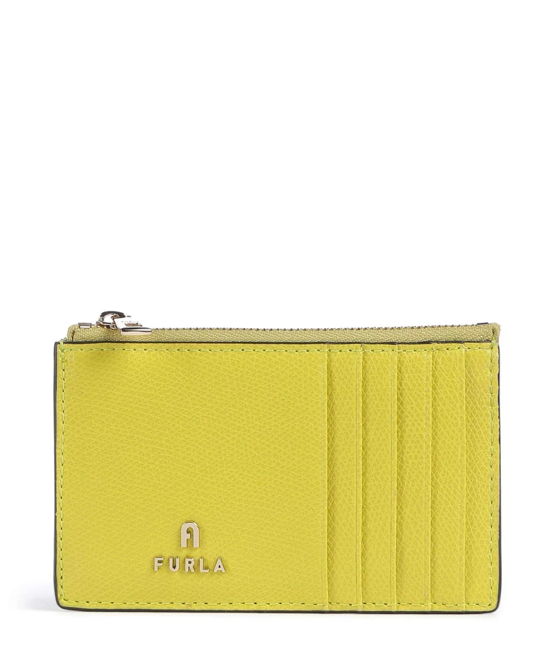 Furla Camelia M Porta carte di credito mudec yellow