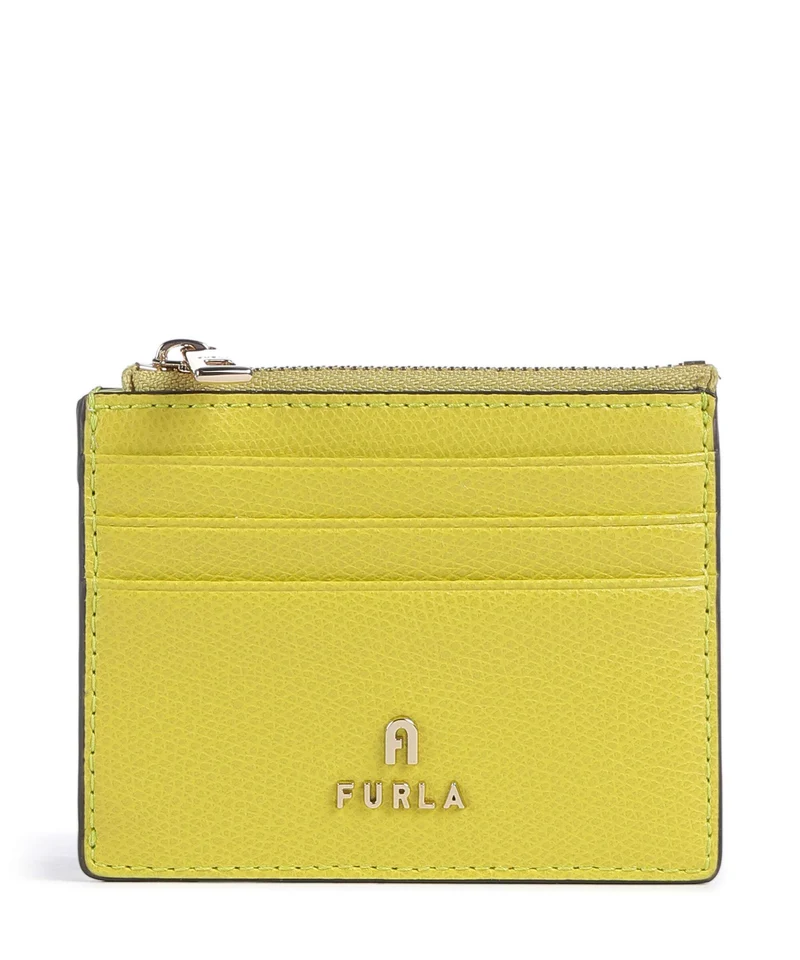 Furla Camelia S Porta carte di credito mudec yellow