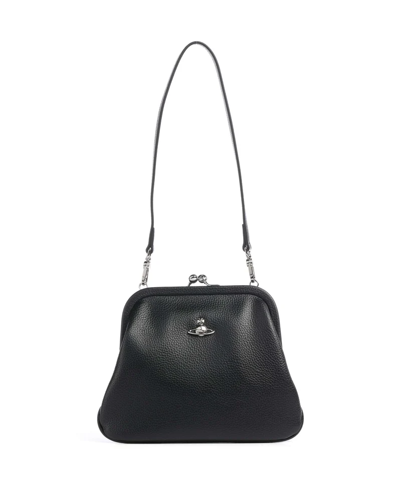 Vivienne Westwood Vivienne Grain Borsa a spalla black
