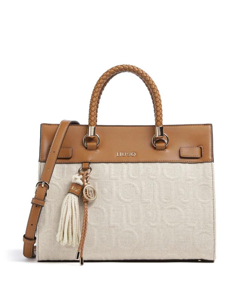 Liu Jo Manhattan M Borsa a mano naturale