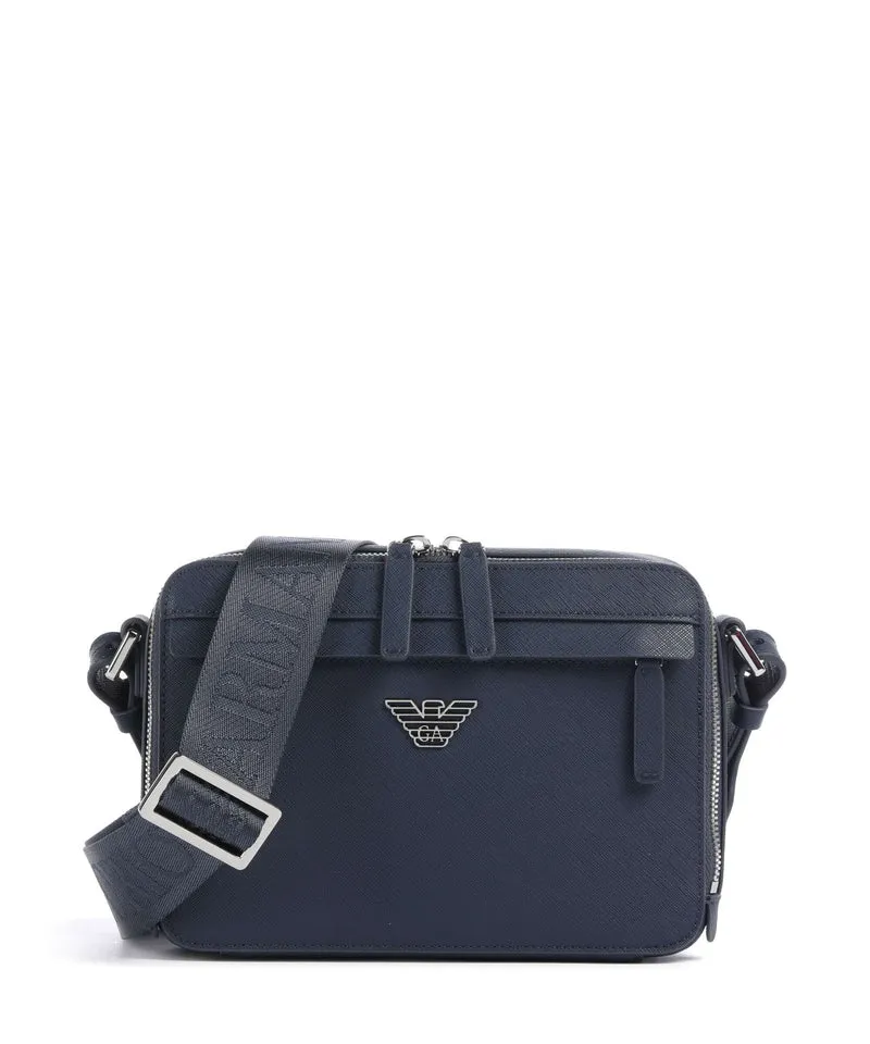 Emporio Armani Business Regenerated Borsa a tracolla medieval blue