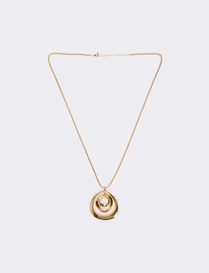 Collana donna pendente goccia - Oro