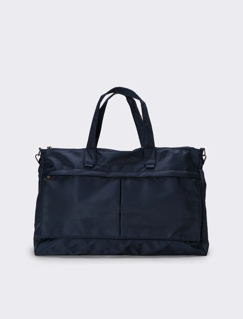Borsone uomo in nylon - Blu