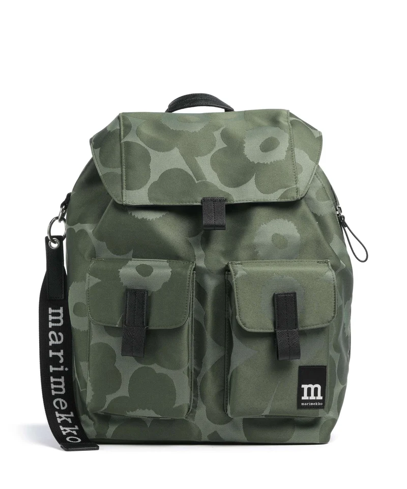 Marimekko Everything Unikko L Zaino green/light green