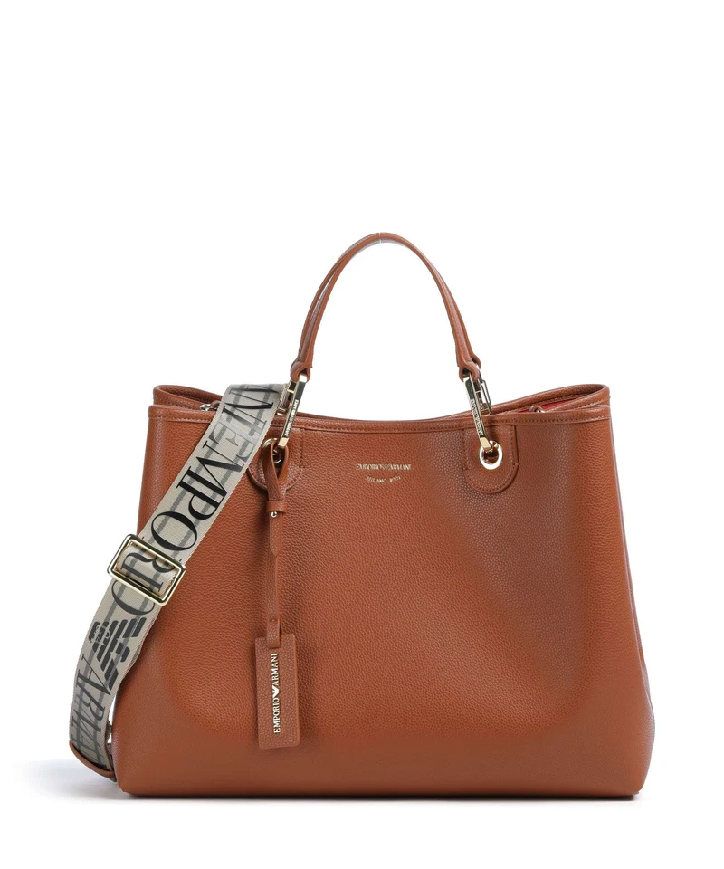 Emporio Armani My EA M Borsa a mano cuoio/rosso
