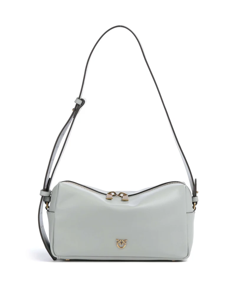 Pinko Borsa a spalla grigio perla/antique gold