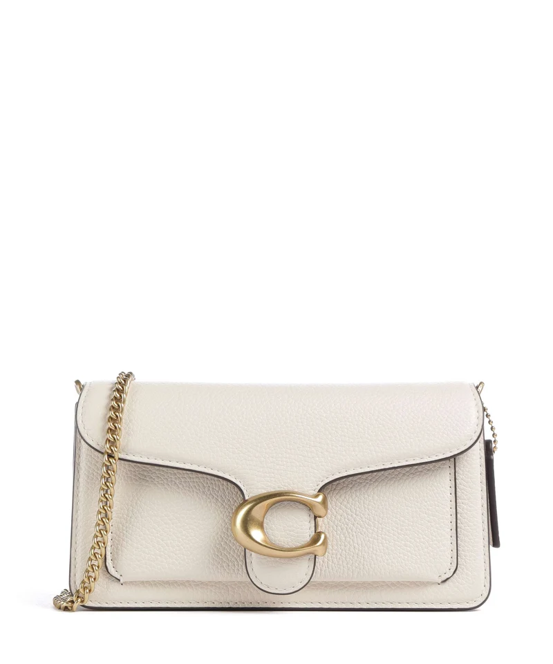 Coach Tabby Chain 19 Borsa a tracolla chalk