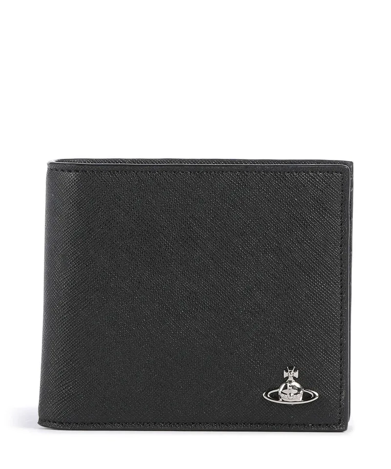 Vivienne Westwood Saffiano Plain Porta carte di credito black