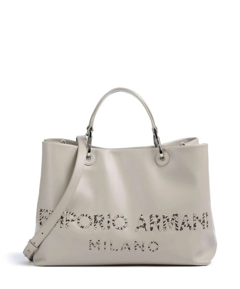 Emporio Armani My EA M Borsa a mano cappuccino/nero