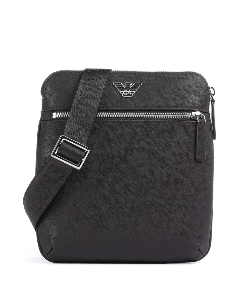Emporio Armani Business Regenerated Borsa a tracolla ebony