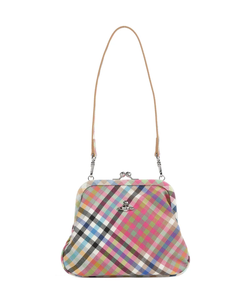 Vivienne Westwood Vivienne Heather Check Borsa a spalla multicolour