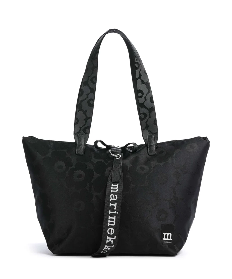 Marimekko All Day Unikko Borsa shopper black