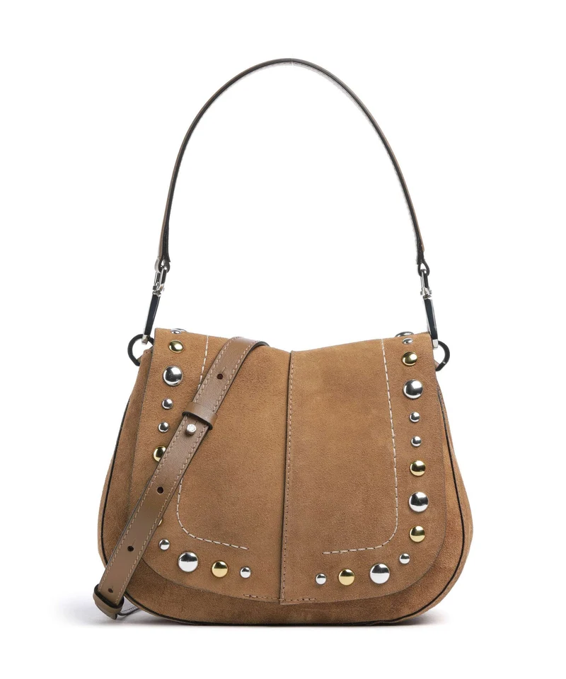Gianni Chiarini Helena Round Borsa a spalla caramel