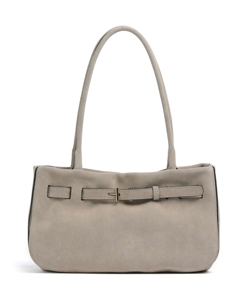 Abro Suede Jill Borsa a spalla siena