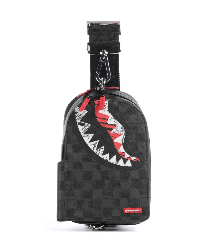 Sprayground Scribble Shark Borsa sling multicolour