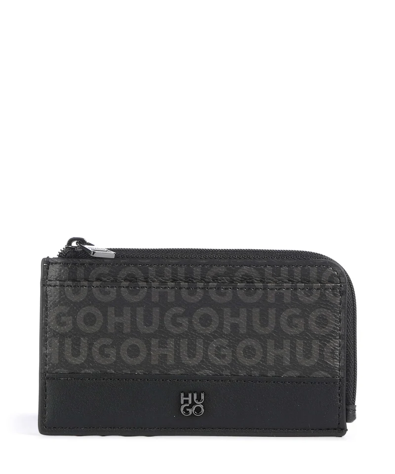Hugo Quantic Porta carte di credito black