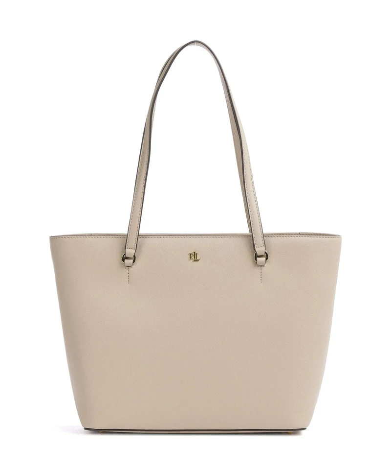 Lauren Ralph Lauren Karly Medium Borsa shopper birch tan