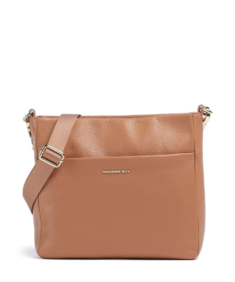 Mandarina Duck Mellow Leather Borsa a tracolla pecan nut