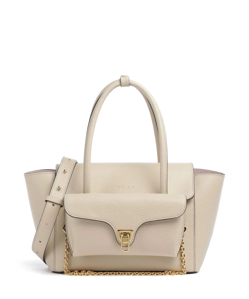 Coccinelle Beat Double Borsa a mano sandshell