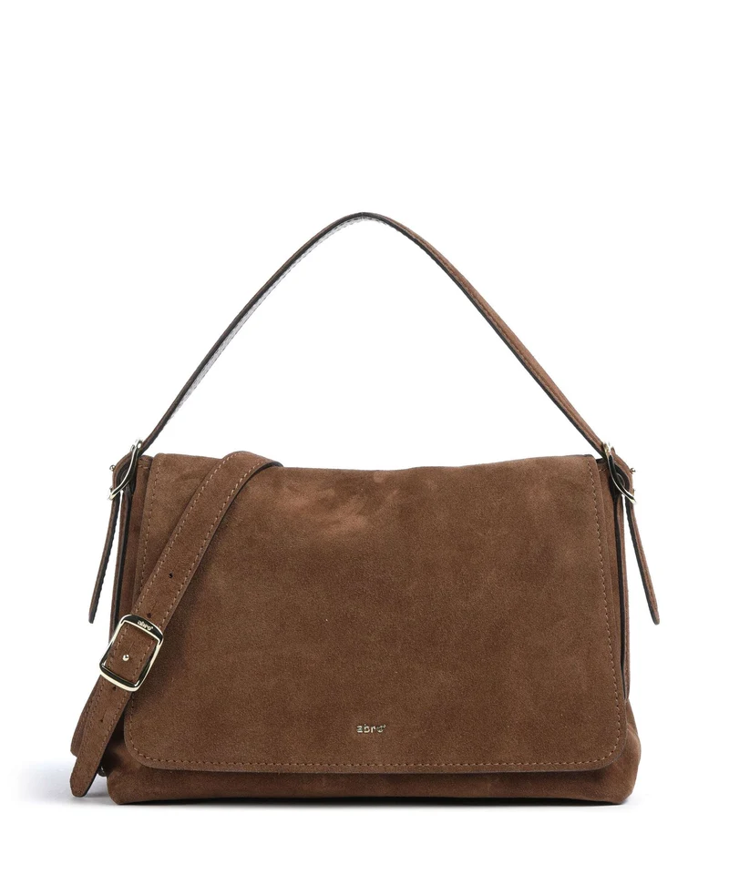 Abro Suede Carina Borsa a spalla wood