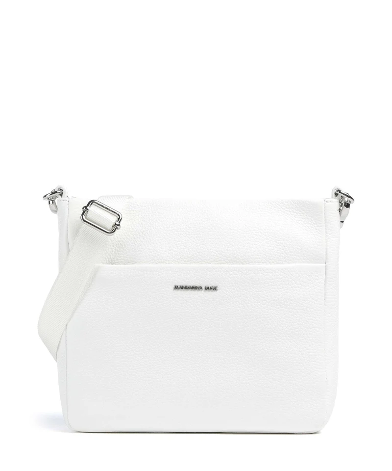 Mandarina Duck Mellow Leather Borsa a tracolla blanc