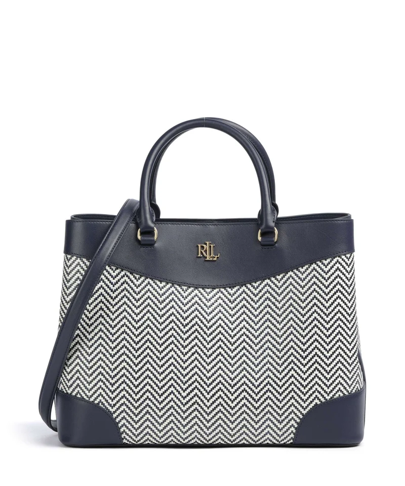 Lauren Ralph Lauren Marcy 36 Borsa a mano refined navy/soft white