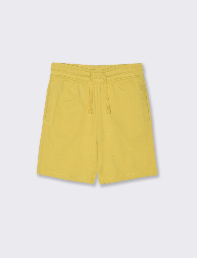 Bermuda in felpa da bambino - Ocra